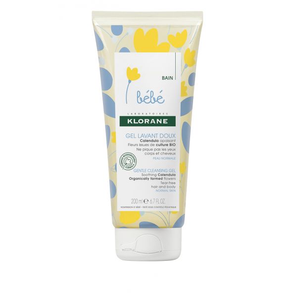 Klorane Bebé Gel de Limpeza Suave 200ml