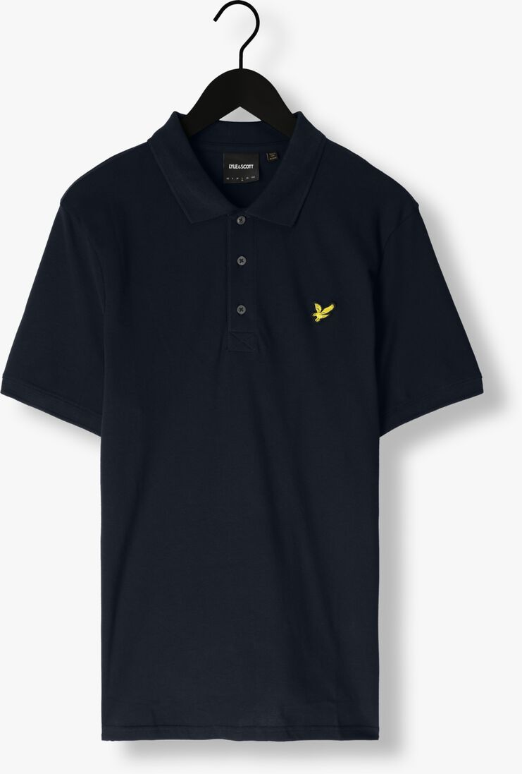 LYLE & SCOTT donkerblauwe lyle & scott polo plain polo