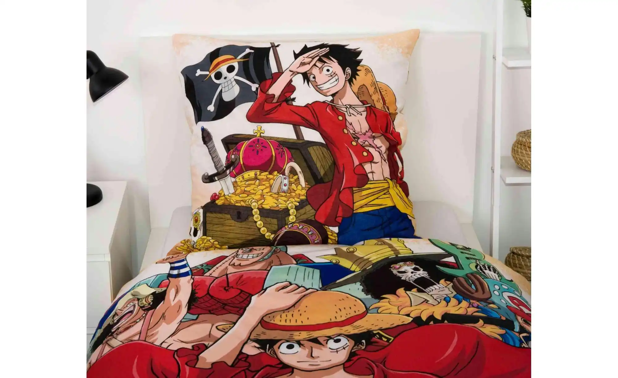 Bettwäsche-Set One Piece Ruffy