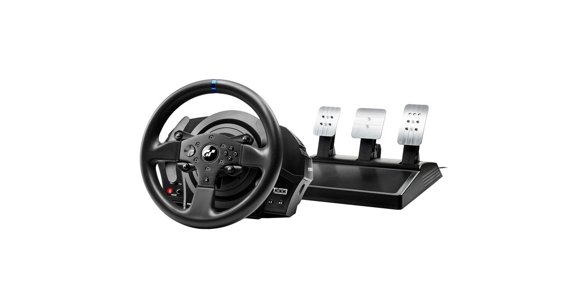 ThrustmasterT300 RS GT Edition + Ferrari F1 Wheel Add-On Bundel  (Zwart, Pc, PlayStation 3, PlayStation 4, PlayStation 5)