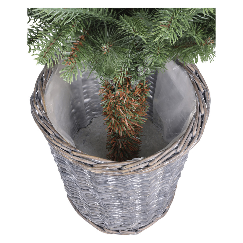 Lite juletre i kurv 130 cm
