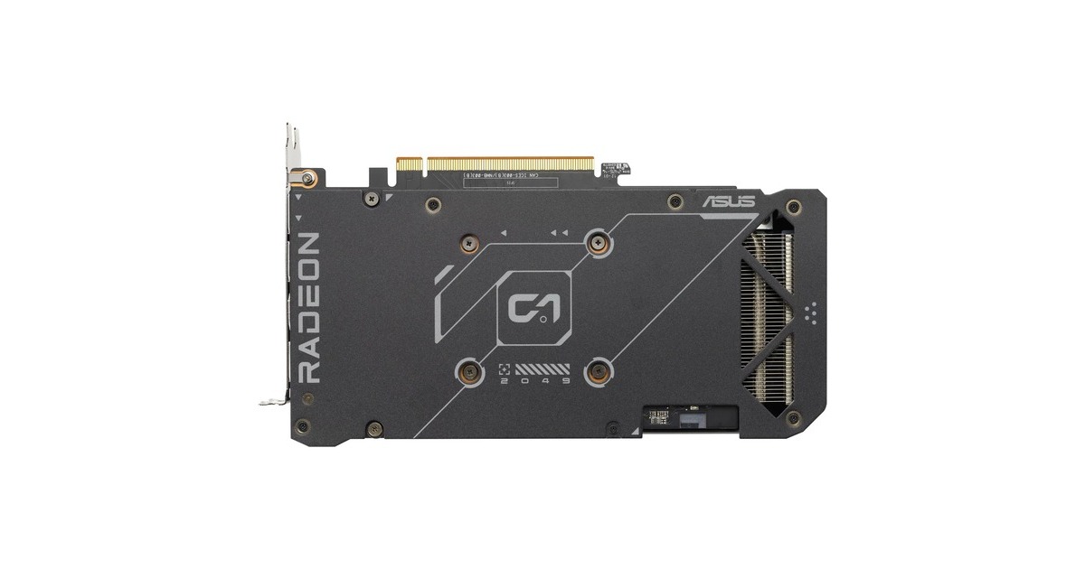 ASUSDUAL Radeon RX 7600 EVO OC grafische kaart  (Zwart, 1x HDMI, 3x DisplayPort)