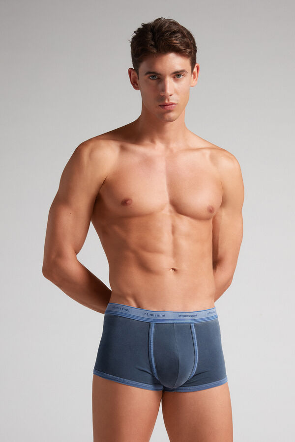 Cuecas boxer Supima® Natural Fresh Cotton com logotipo