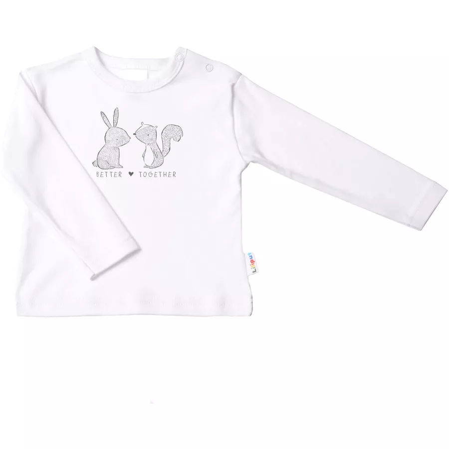 Liliput Langarmshirt Better Together weiß