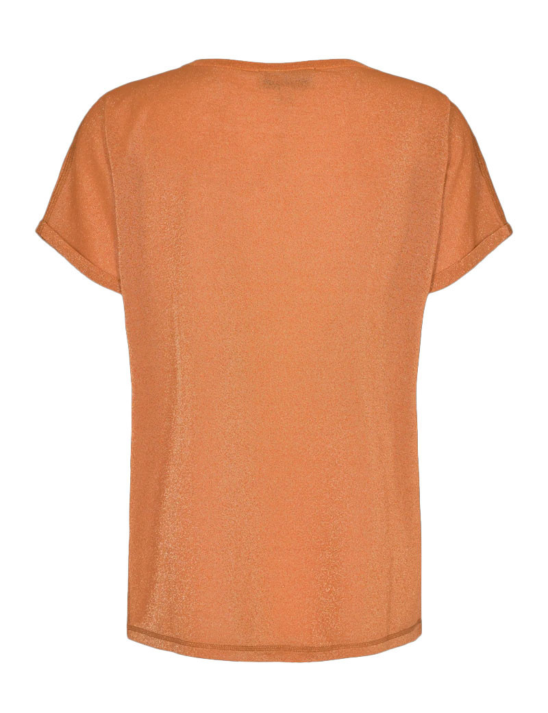 MOS MOSH TOP KAY LUREX HARVEST PUMPKIN