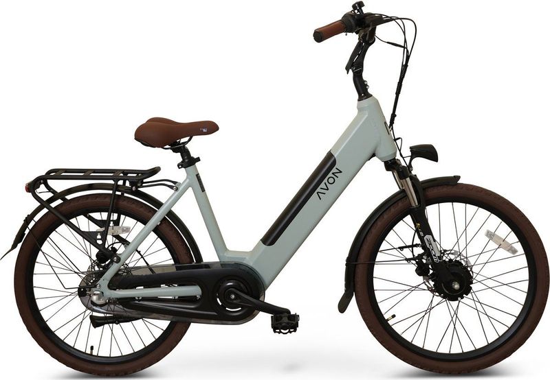 Avon - BX1 - Elektrische Kinderfiets - Muted Grayish-blue - 24 Inch - 250W Voorwielmotor - 504Wh Accu - 90km Actieradius - Hydraulische Schijfremmen