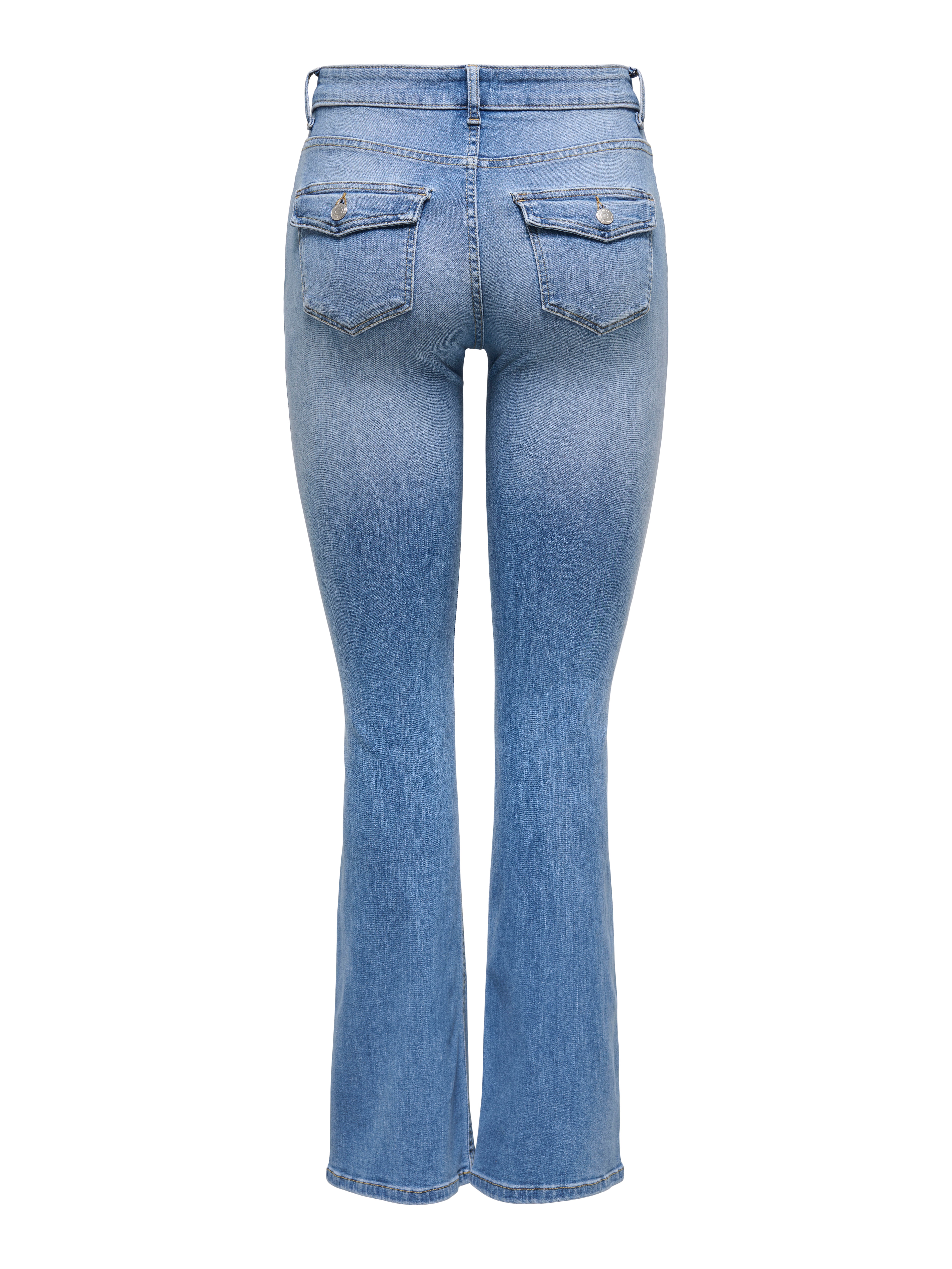 ONLBLUSH Mittlere Taille Ausgestellt Jeans Medium Blue Denim