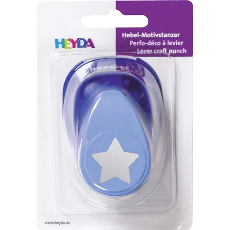 Heyda Motivstanzer Stern, groß, ca. 2,5 cm