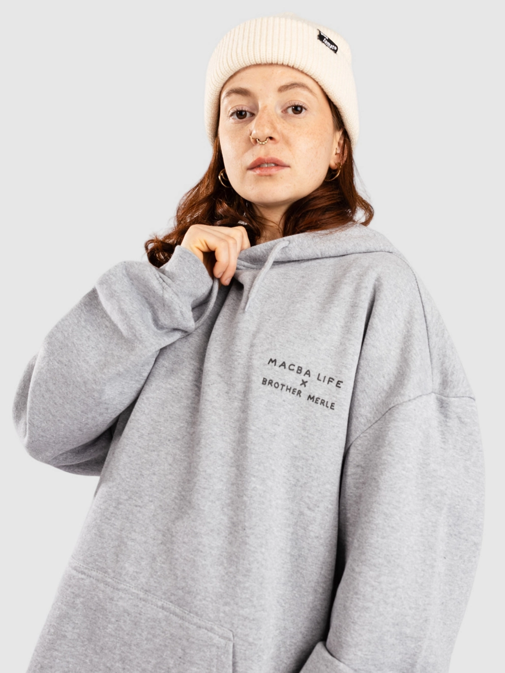 Macba Life Trash Hoodie gray