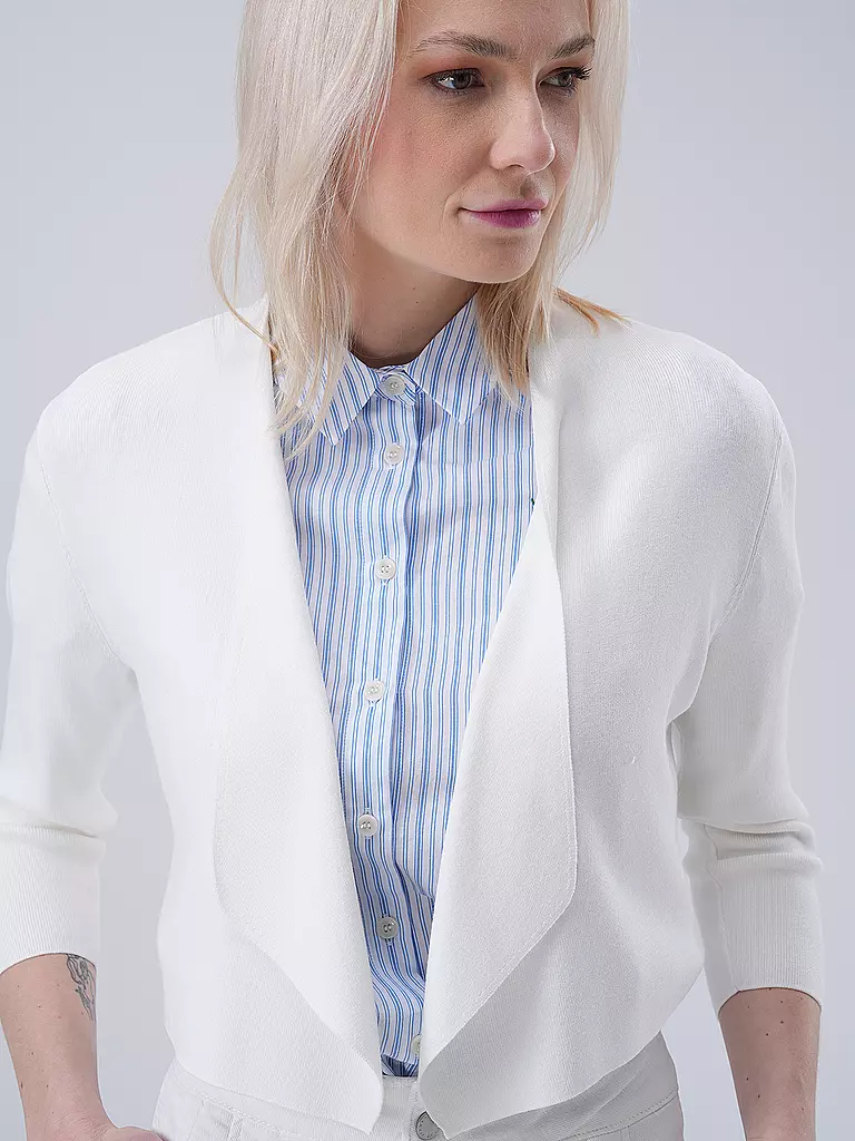 COMMA Strickjacke creme