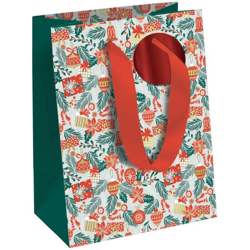 Fancy Xmas, sac moyen 21,5x10,2x25,3 cm - Vert