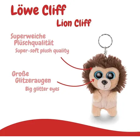 NICI 46942 Original – Glubschis Schlüsselanhänger Löwe Cliff 9cm