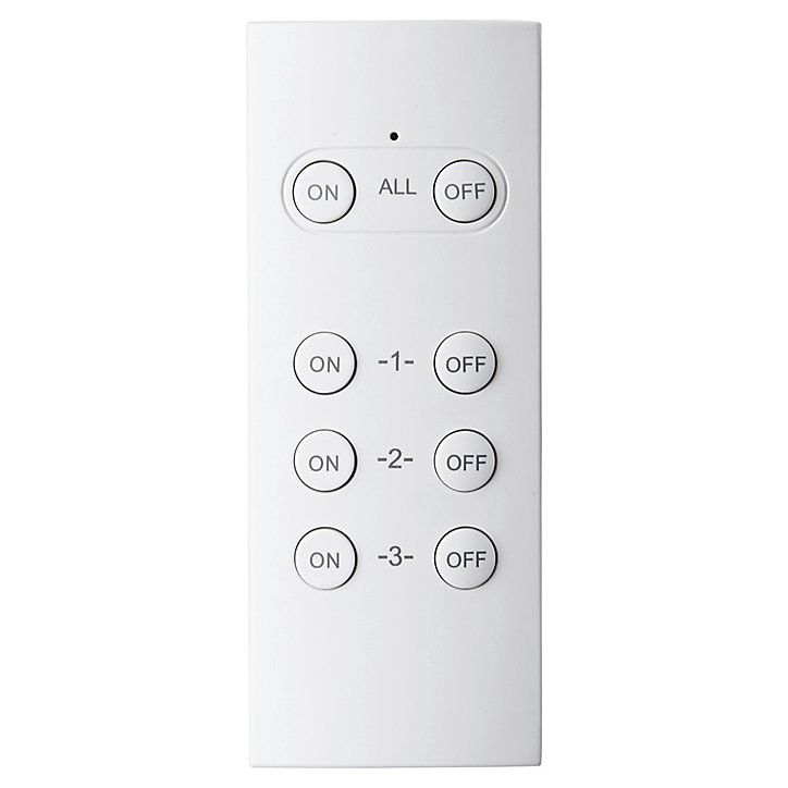 Pack 3 prises + 1 télécommande d'éclairage intérieur 3kW