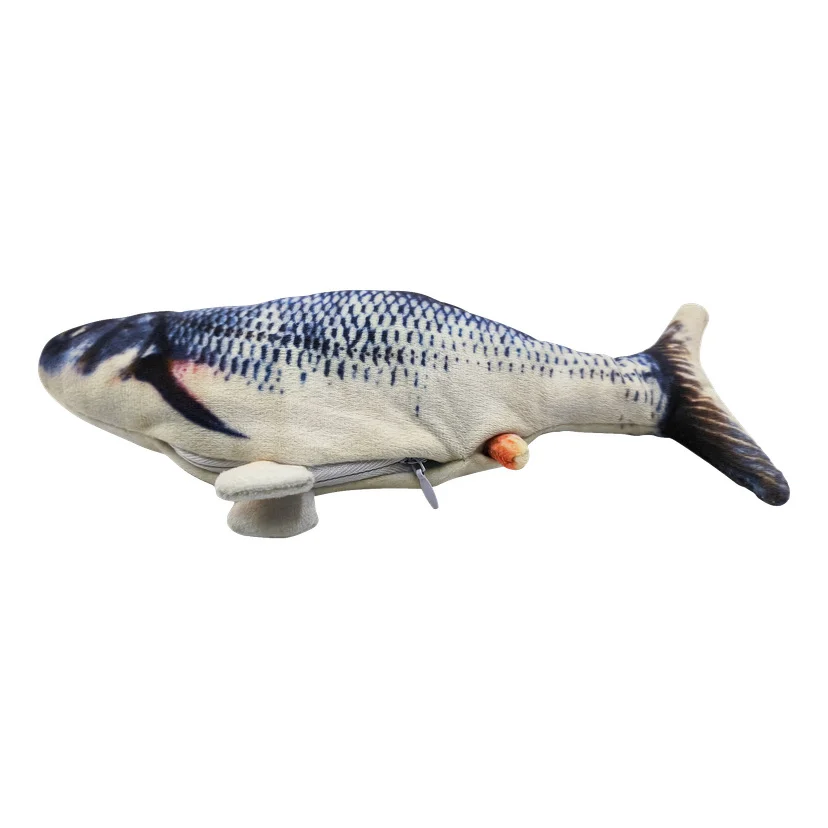 Sprellende lekefisk for katt