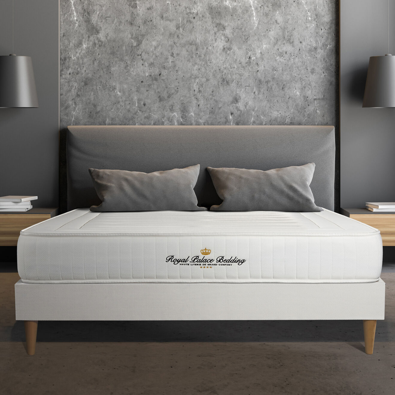 Royal Palace Bedding Pack dodo 5 pièces Nottingham blanc - 160x200 cm