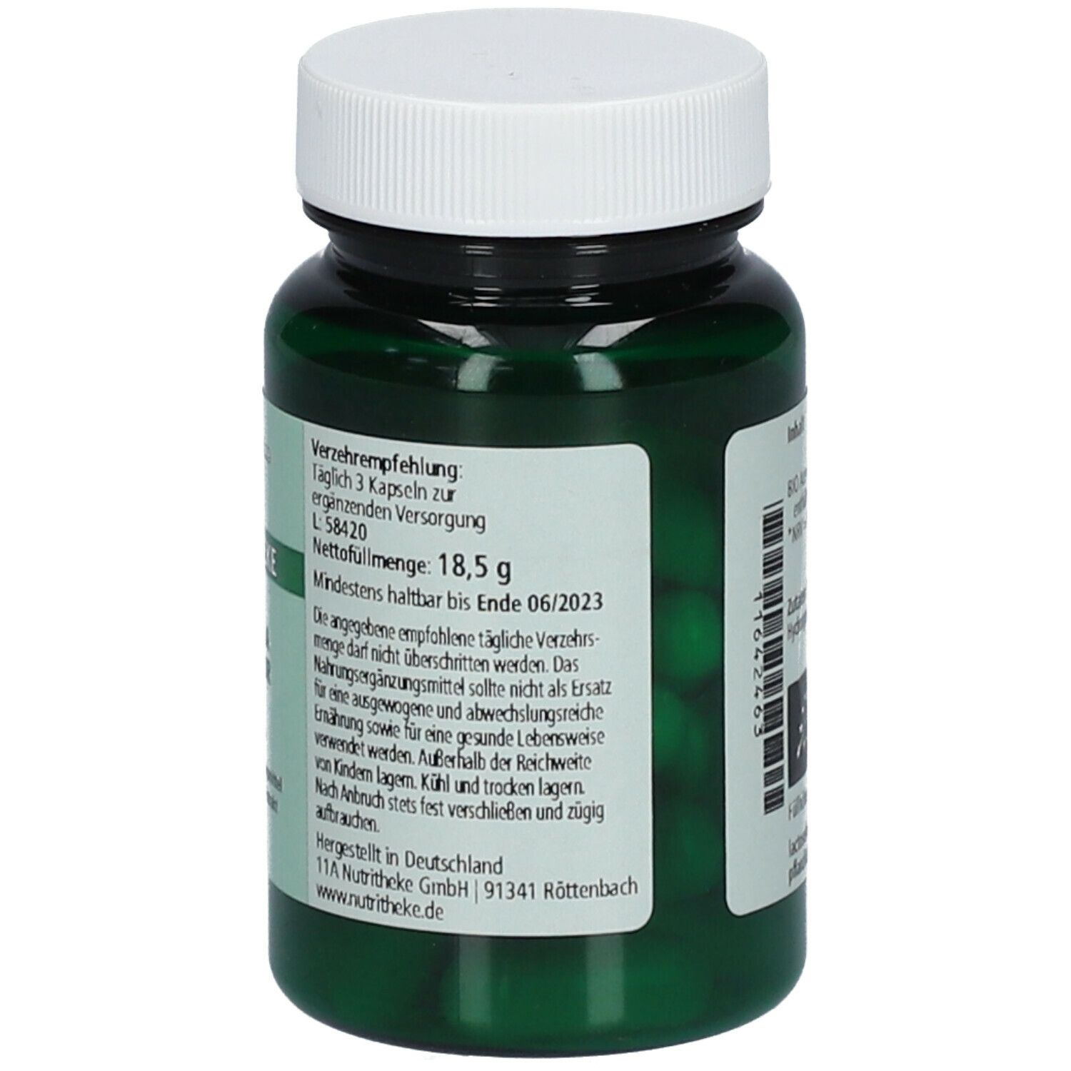 green line NUTRITHEKE Acerola 100% Pur