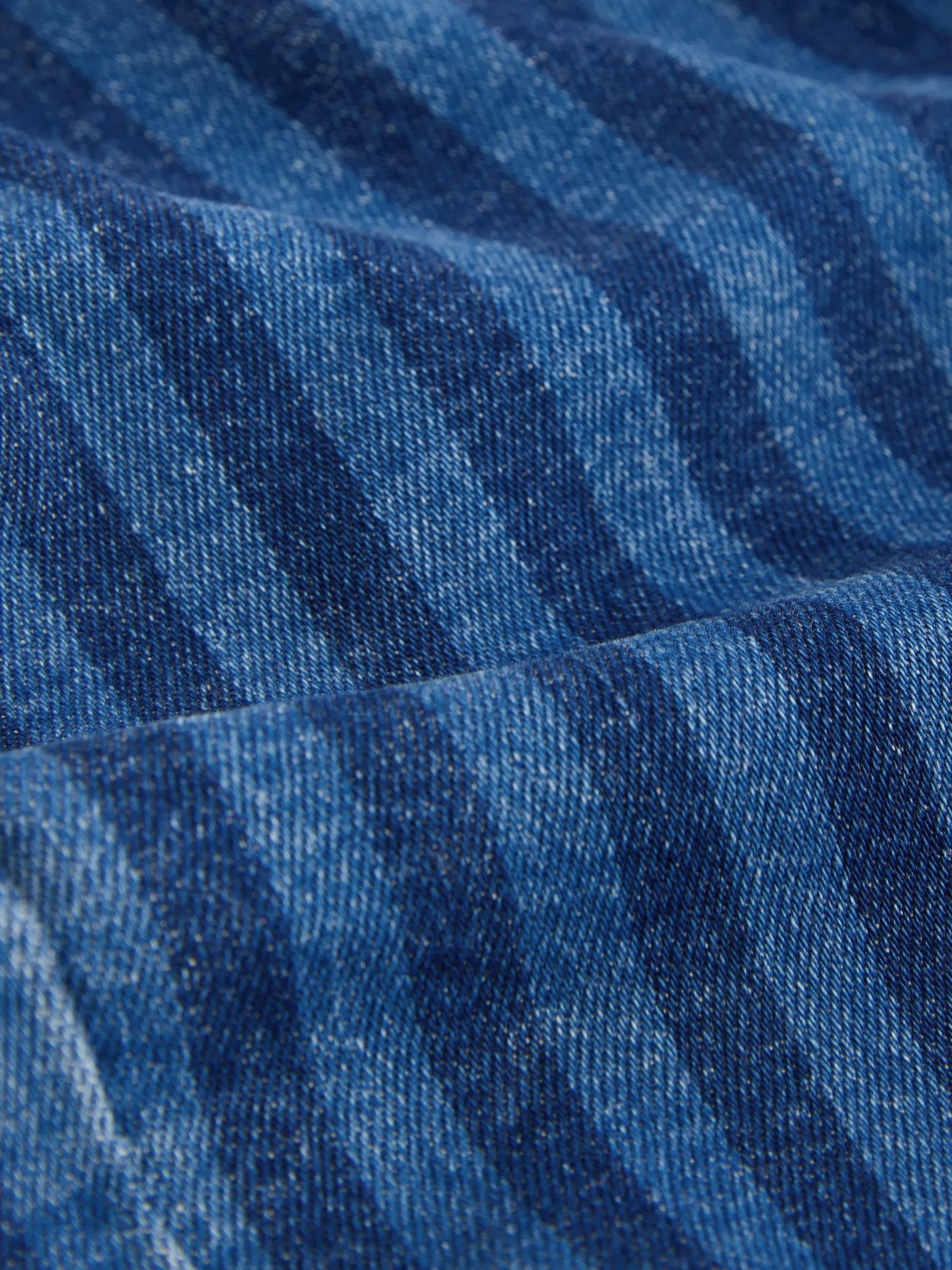 Donkerblauw gestreept - Gap Wijde jeans met elastische taille (3mnd -7jr)