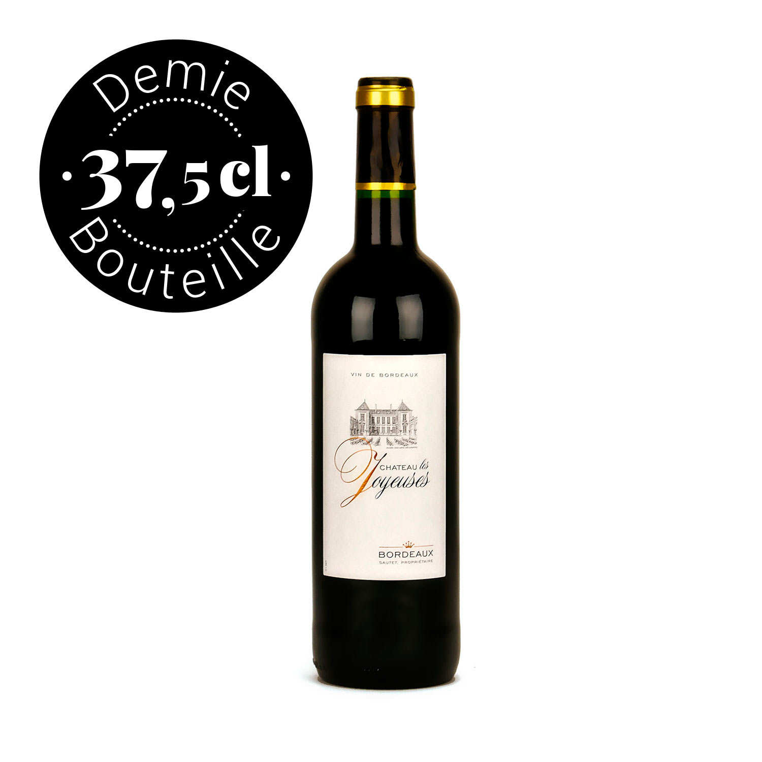 Château Les Joyeuses Bordeaux vin rouge demi-bouteille - Château les Joyeuses
