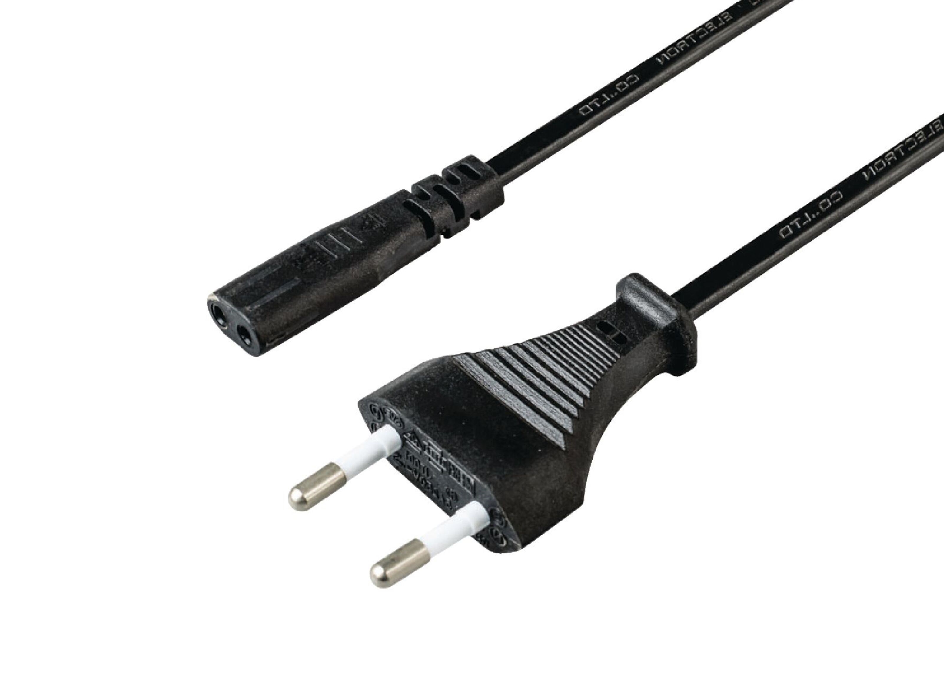 Apparatkabel C1 svart 2 m