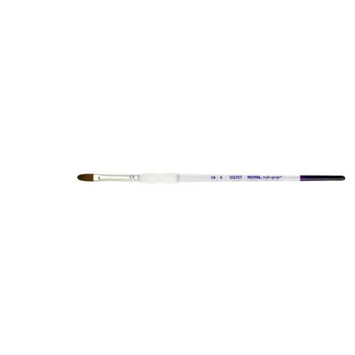 Royal & Langnickel Soft-Grip™ Synthetik-Rotmarderhaarpinsel, SG75T, Katzenzunge