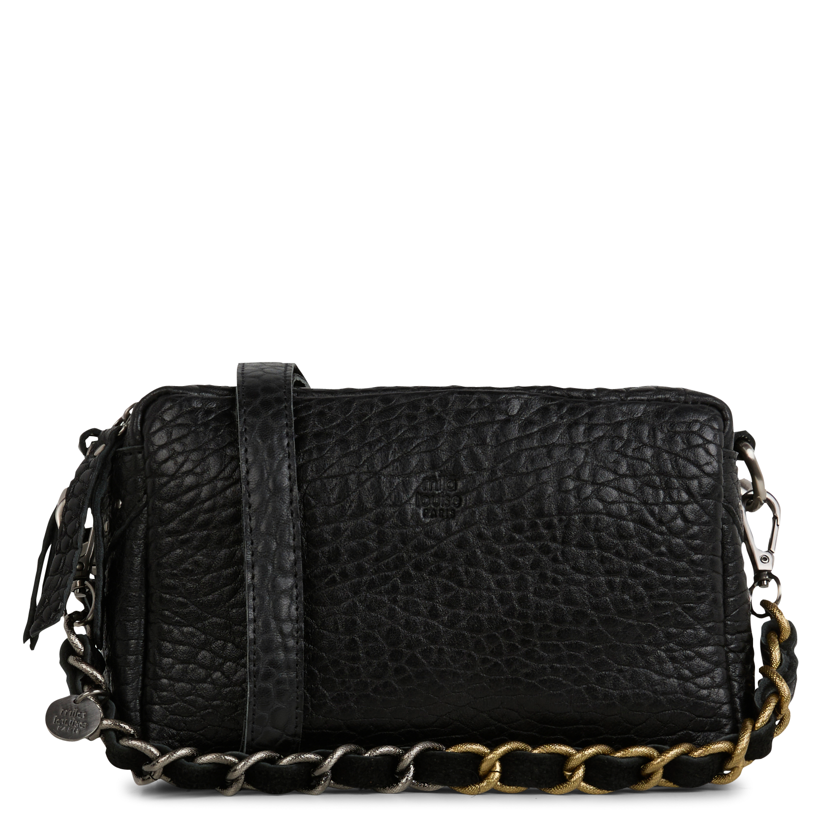 MAMA - Sac bandoulière en cuir | Noir