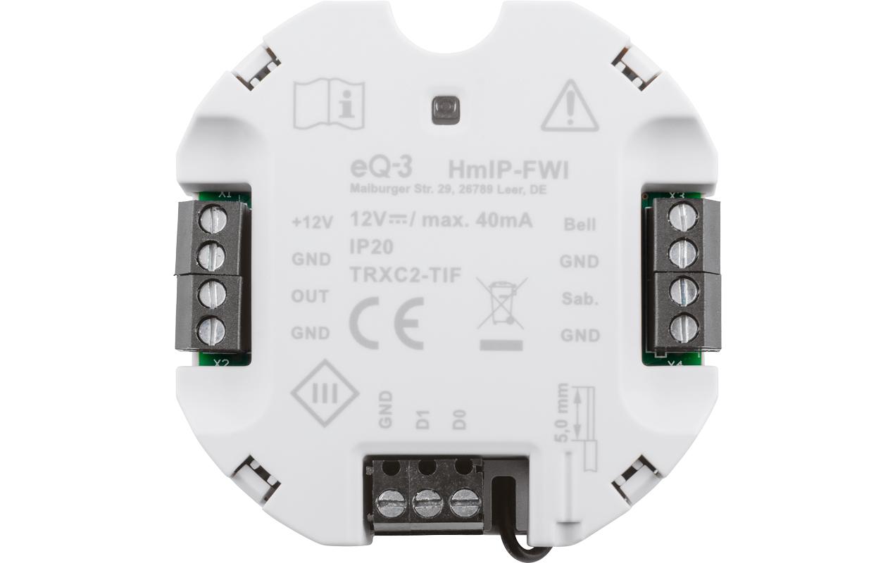 Smart Home Wiegand SchnittstelleWiegand Interface, Wiegand Controller HmIP-FWI