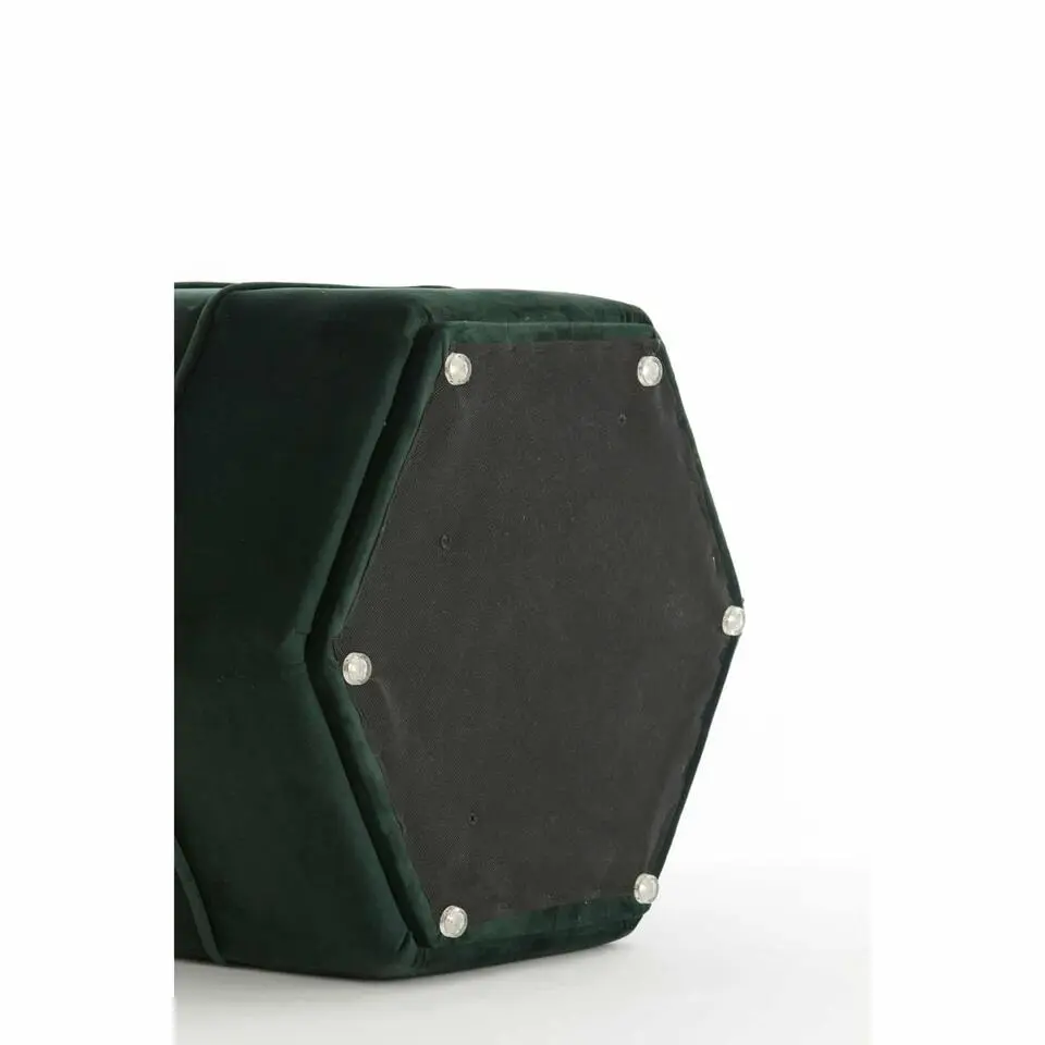 Poef Cayden - Groen - 45x41x46cm