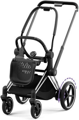 Cybex e-Priam Duovogn inkl. Aton B2 & Base, Mirage Grey/Chrome Black