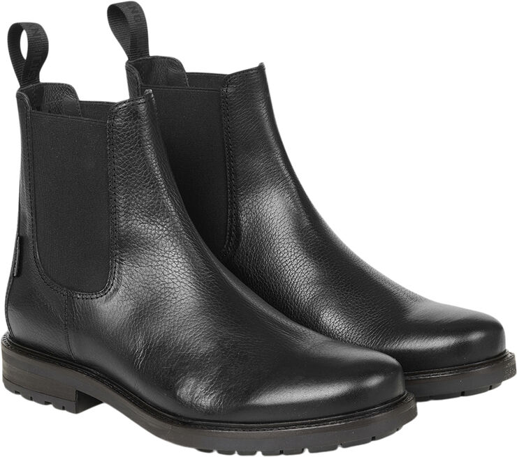 ANGULUS Chelsea støvle med logostrop 2504/001 black/black