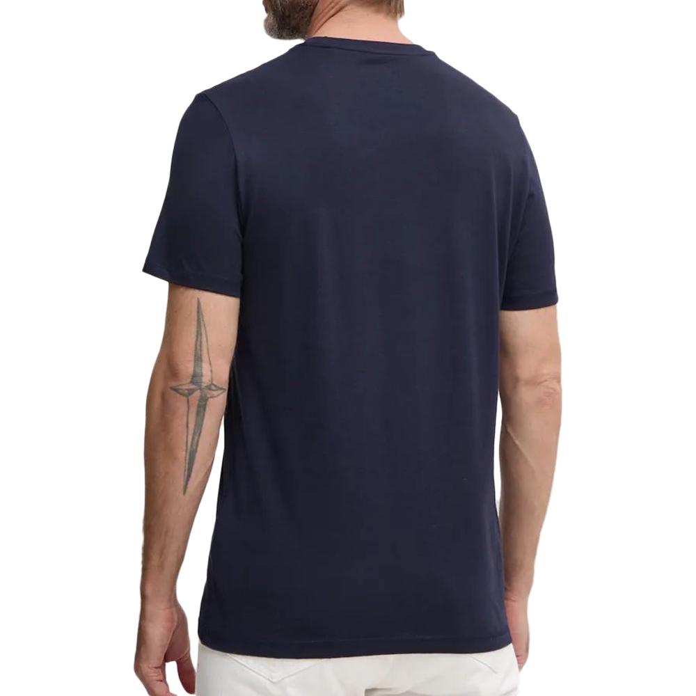 Guess T-shirt Marine Homme Guess Abstract