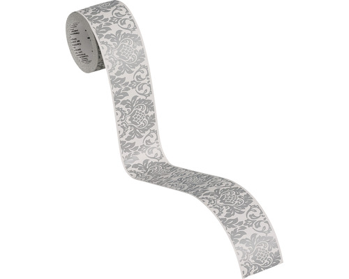 Rand 30389-2 Alleen Randen 9 zelfklevende ornamenten grijs antraciet 5 m x 5 cm