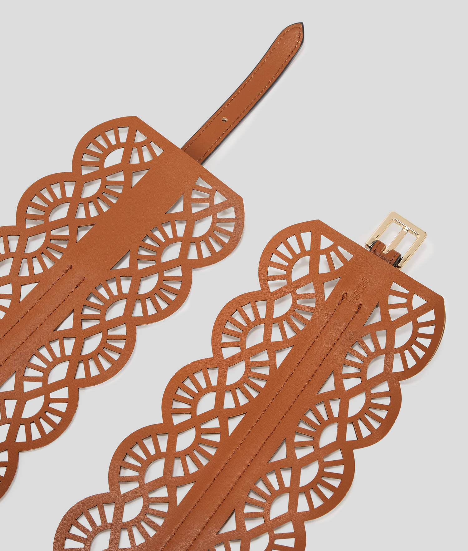 CEINTURE ÉVENTAIL K/ESSENTIAL - Tan foncé