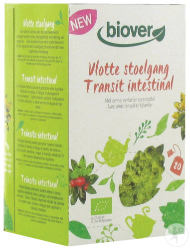 Biover Infusettes Transit Intestinal Bio 20 Sachets