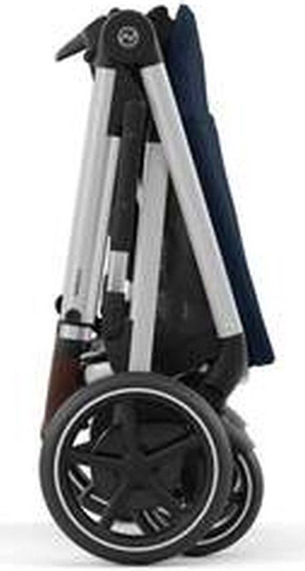 Cybex - e-Gazelle S - Kinderwagen - Ocean Blue - Silver Frame
