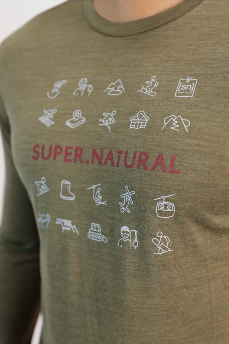 super.natural Icons Herren Longsleeve