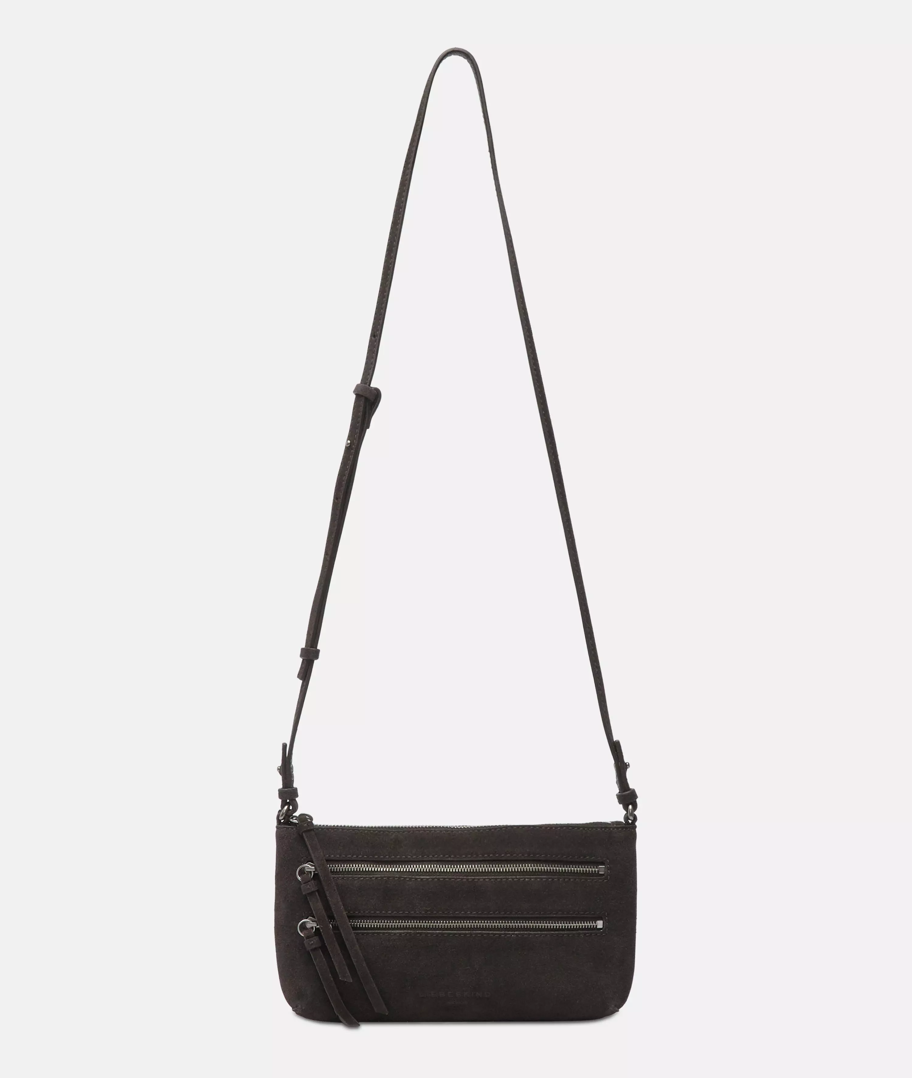 Crossbody Handy shoulder bag made from soft suede