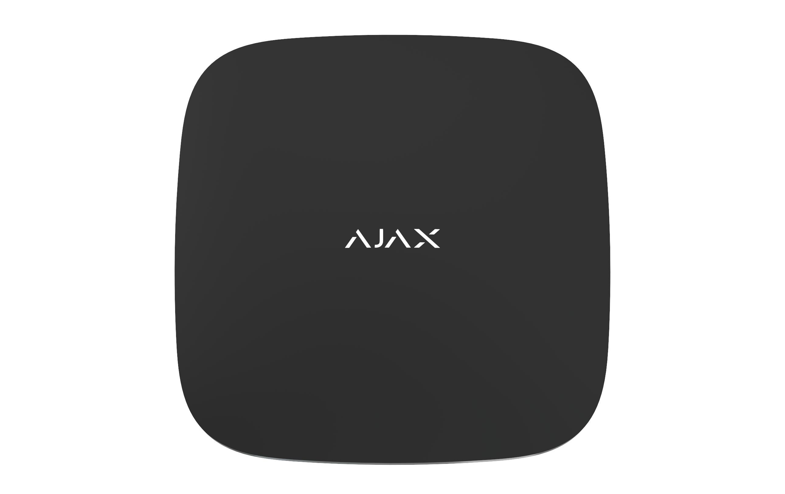 Funk-Repeater Baseline ReX Jeweller Schwarz<br>Erhöht die Reichweite von Ajax-Sicherheitsgeräten