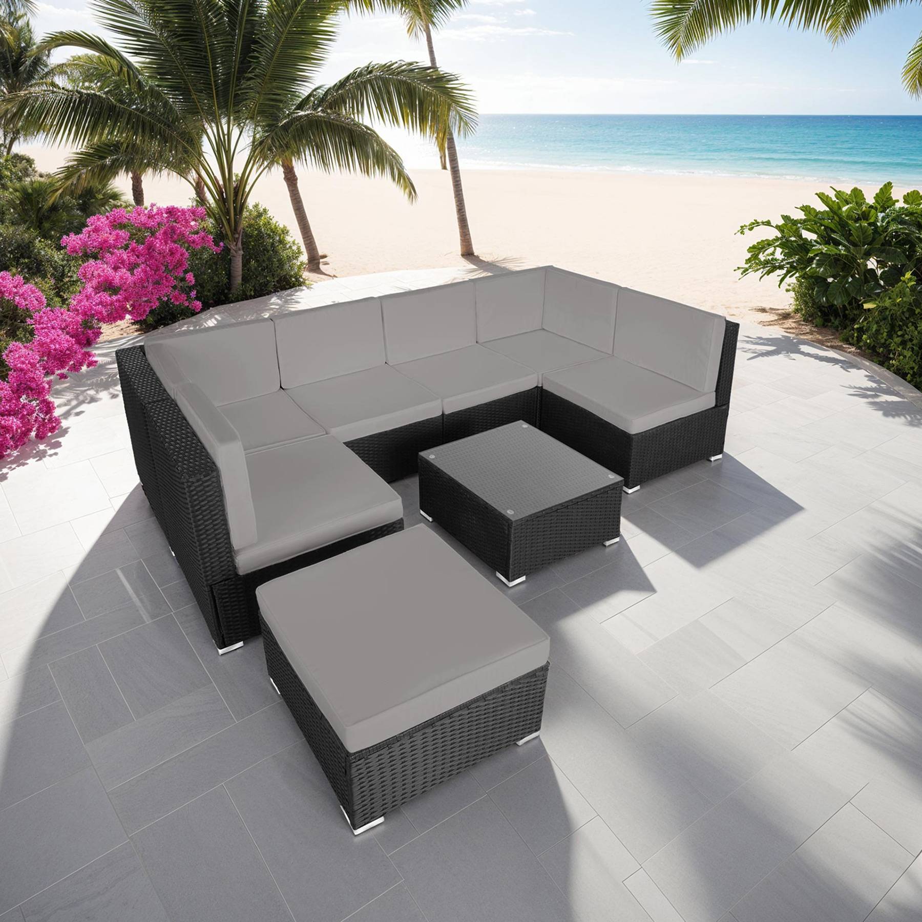 Rattan Lounge Venedig