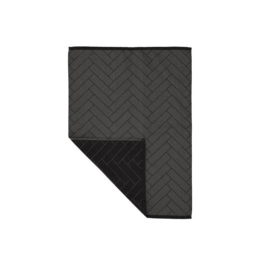 Södahl Tiles Viskestykke, Sort, 50x70 cm