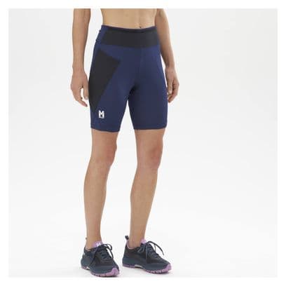 Short Trail Femme Millet Intense Taille Haute Bleu