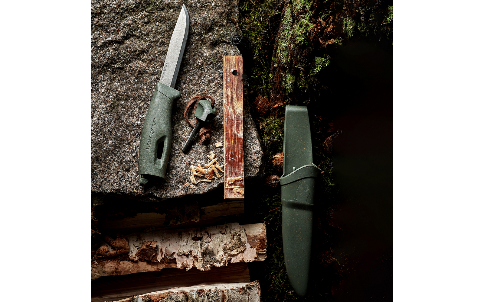 Light My Fire Swedish FireKnife  2in1 Anzünder cocoshell