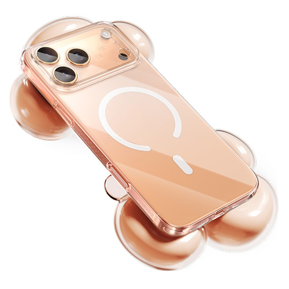 iPhone 17 Pro Max MagSafe Crystal Hardcase Hülle mit Kameraschutz - Transparent