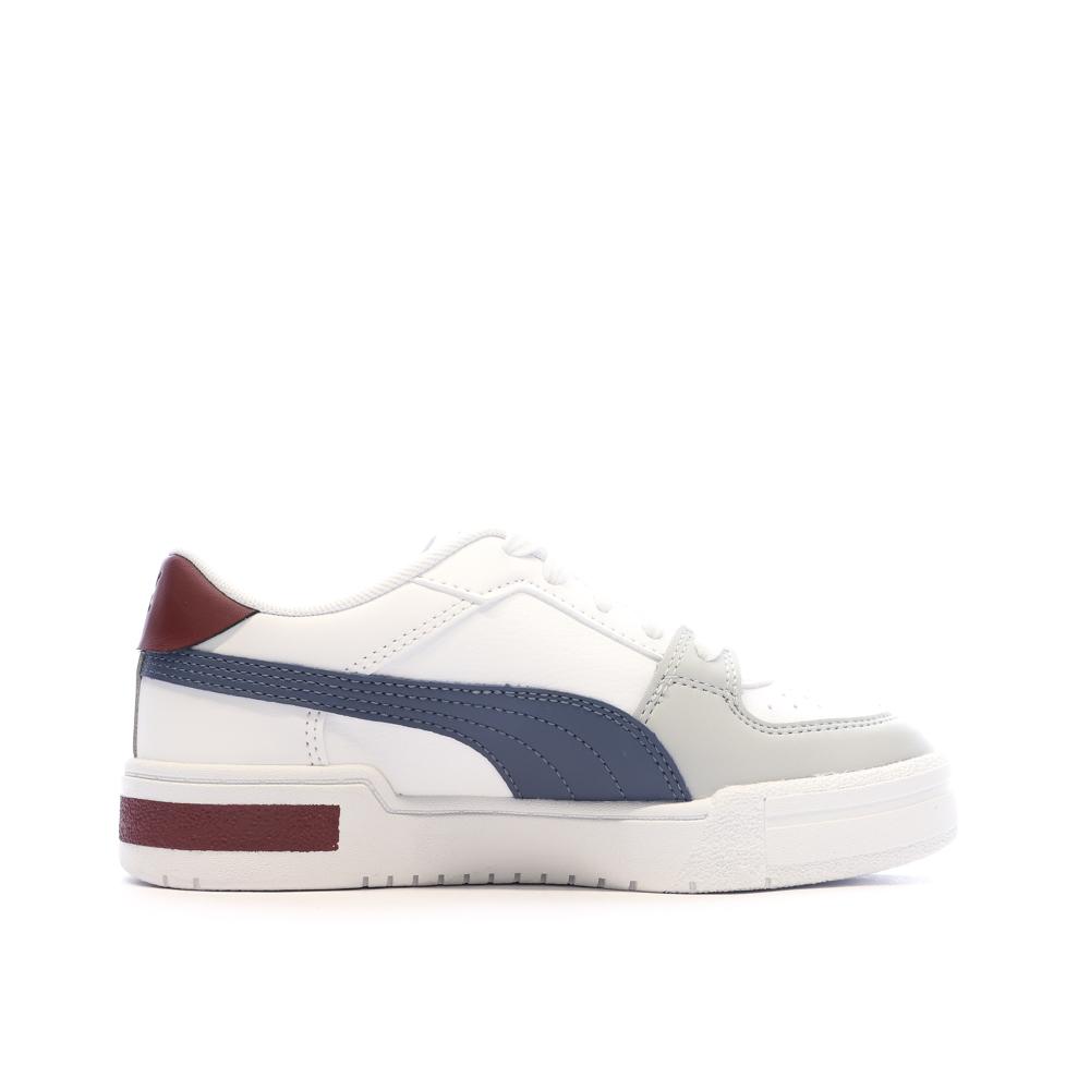 Puma Baskets Blanches/Bleu Garçon Puma Block