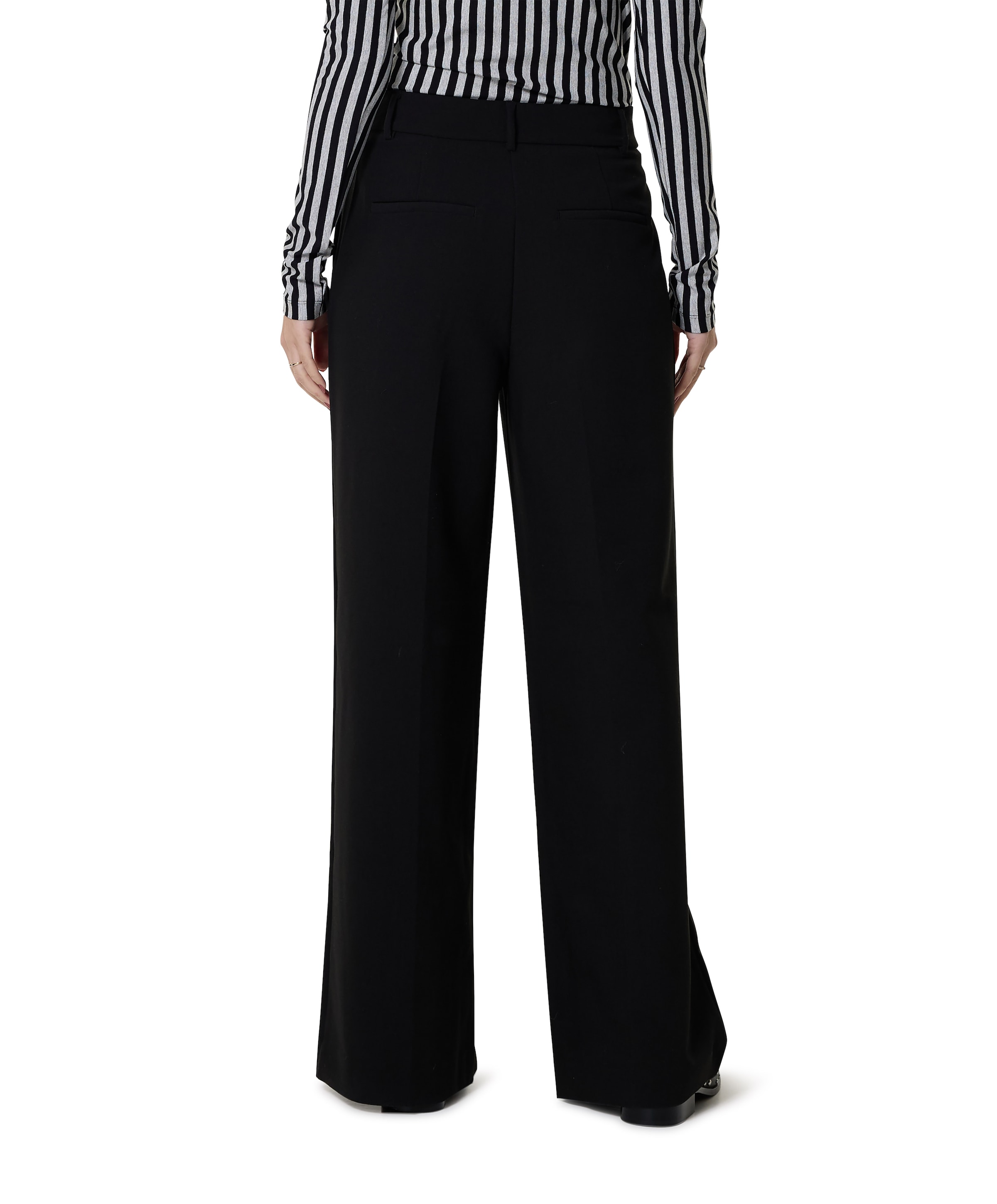 Co'Couture 31148 VolaCC Long Pleat Pant dames pantalon zwart