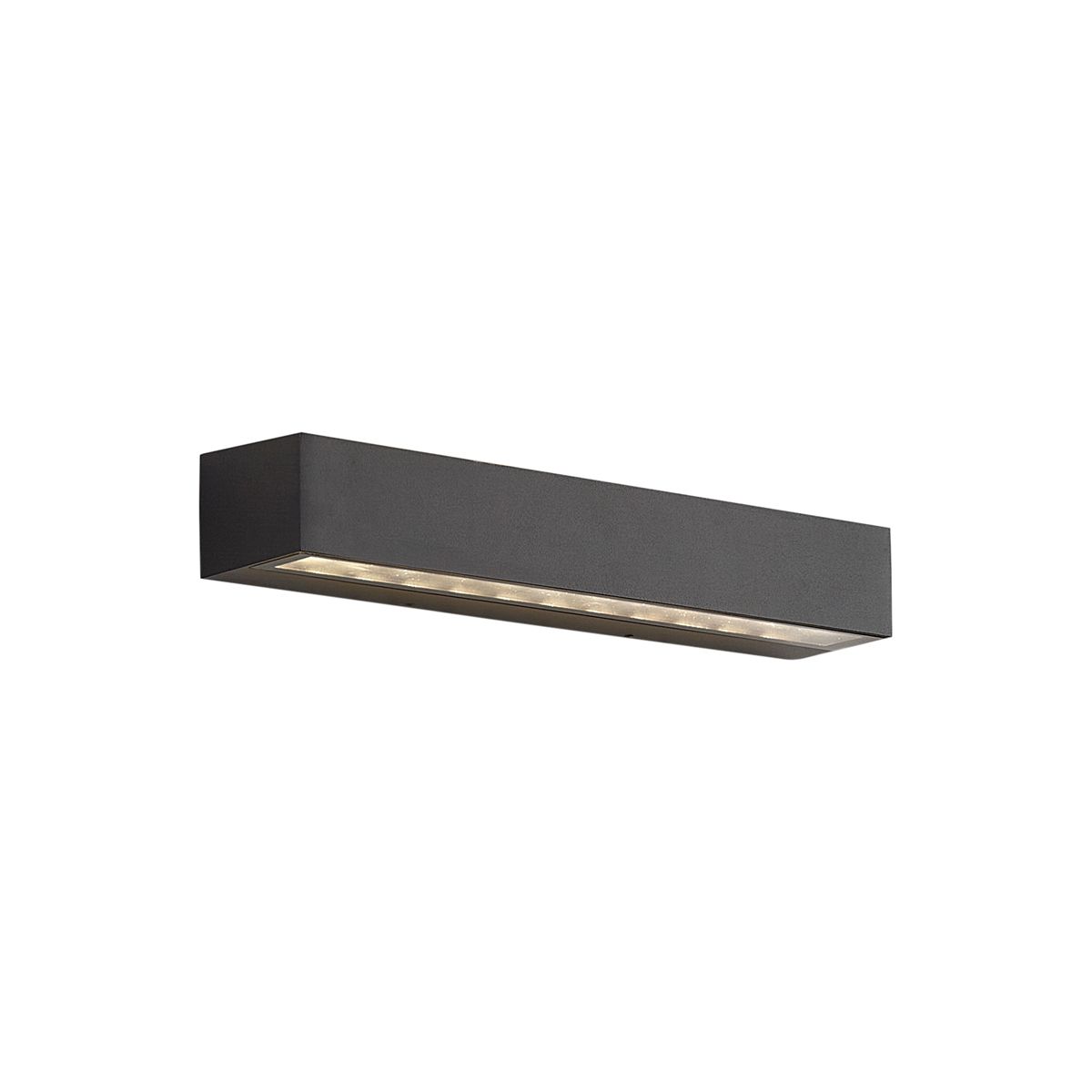 Industriële buiten wandlamp zwart 38cm incl. LED IP65 - Hannah