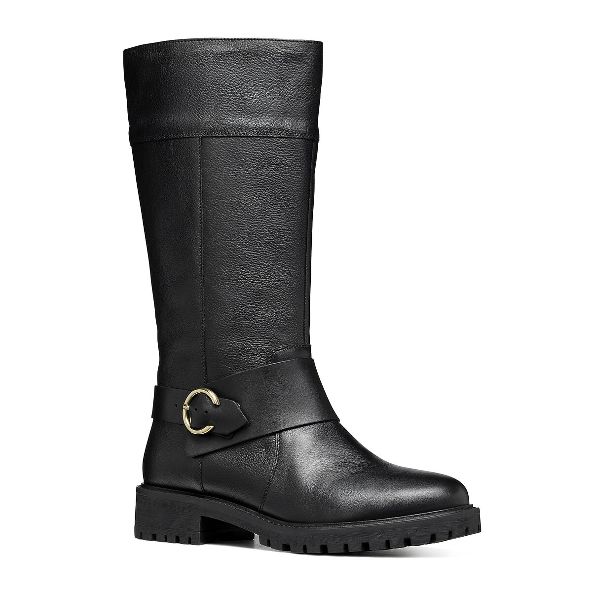 GEOX<br>Botas biker de couro Hoara