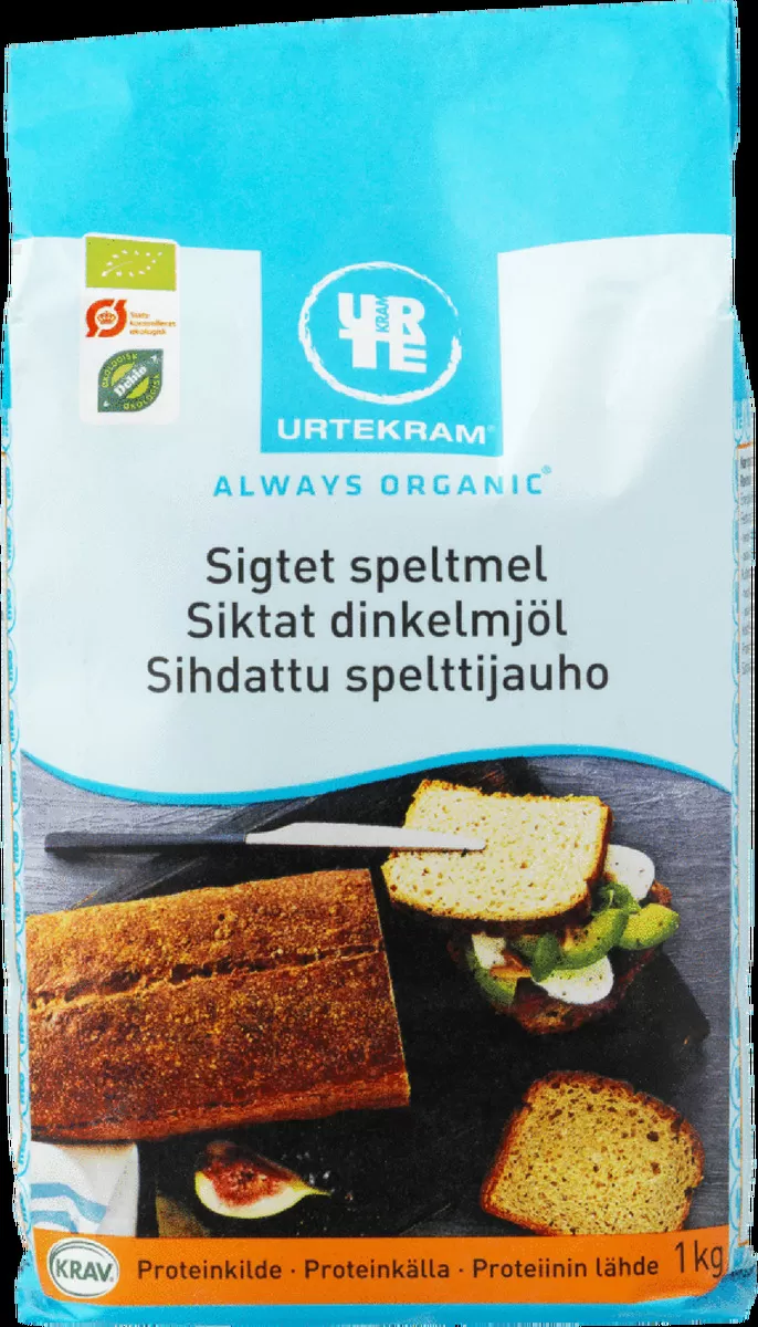 Urtekram Speltmel sigtet Ø - 1 kg