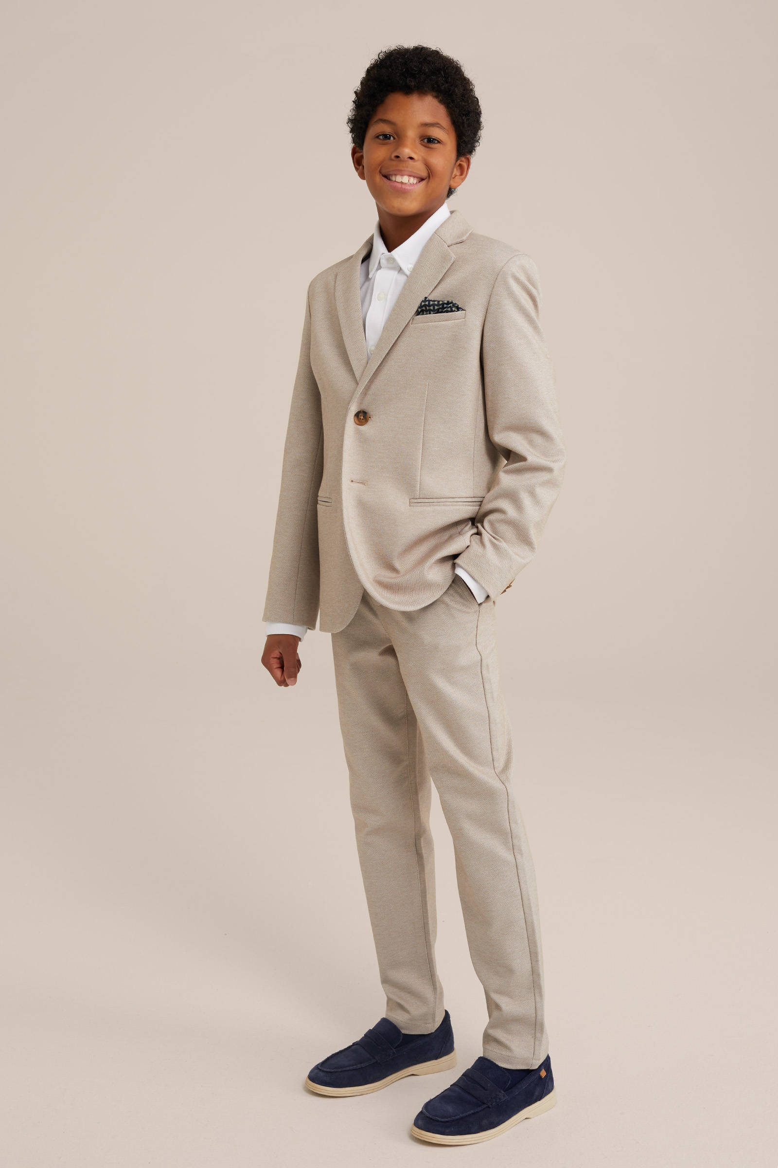 WE Fashion colbert zand