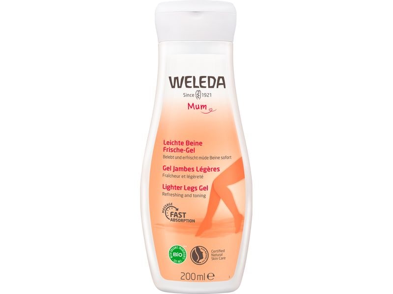 WELEDA Pflegebalsam Leichte Beine Gel 200 ml Frischegel für schwere Beine