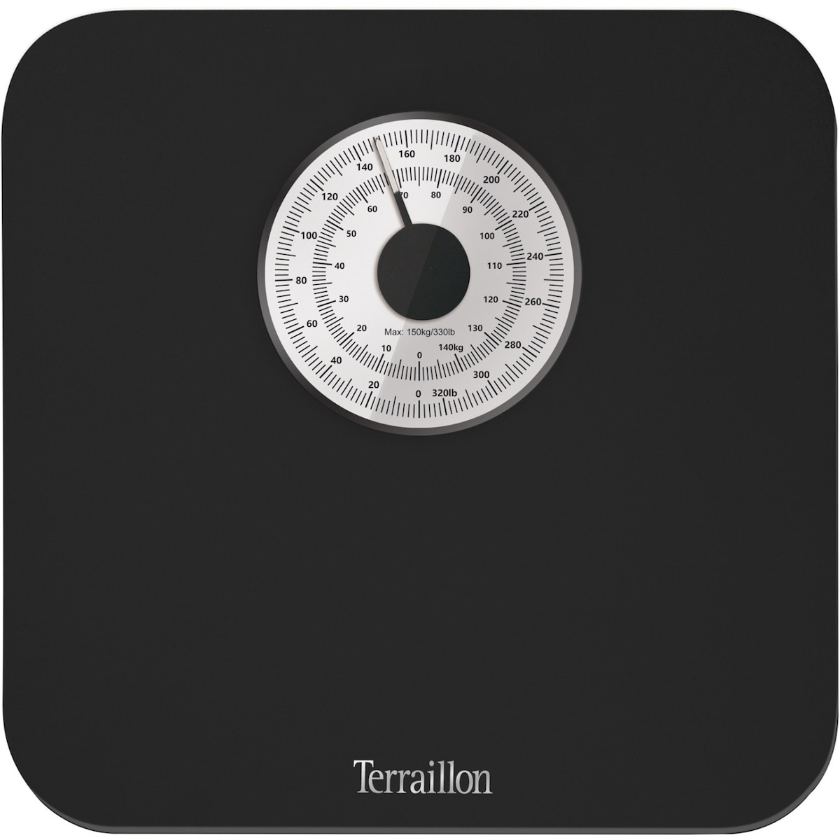 Terraillon Personvåg Nautic Black 150 kg